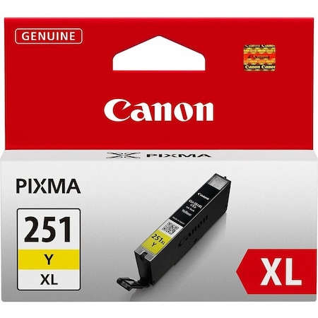 Canon Cartridge, CLI-251, Yellow CLI251XLY