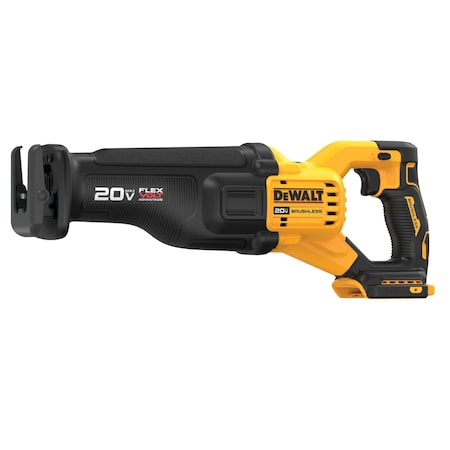 Dewalt BRUSHLESS CORDLESS RECIPROCATING SAW, 1 1/8 IN L STROKE, 0 TO 3000 SPM, 20 V DCS386B