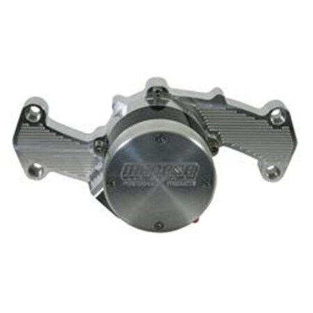 Superjock Big Block Chevrolet Electric Water Pump - Clear Anodized SU3635276
