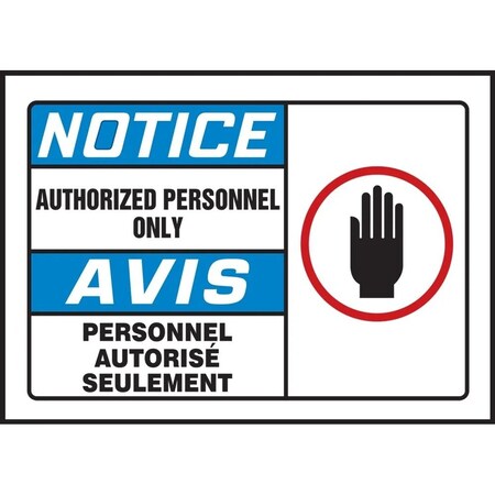 Accuform BILINGUAL OSHA NOTICE SAFETY LABEL FBLADM803VSP