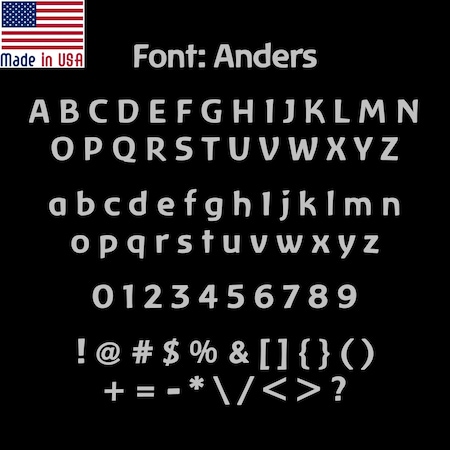 Aacc Self-Adhesive Vinyl Number: 9, Size: 11 cm. Color: Silver Font: Anders, 1 sticker AACC-Anders-N9-Silver-M11x1