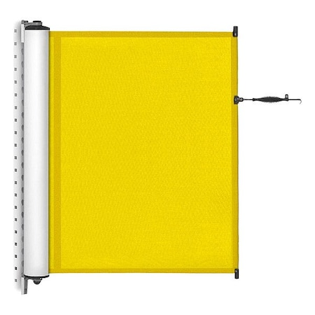 Modus Mounted Barrier, Yellow Belt, Grey Frame ZPS-MB-Y