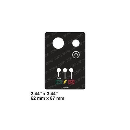 Jlg REPLACEMENT DECAL LED/CIRCUIT BREAKER 1705696