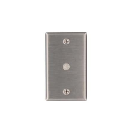 Leviton Wall Plate, Stainless Steel 84061-40