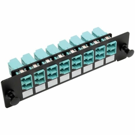 Tripp Lite TOOLLESS PASS-THROUGH FIBER PATCH PANEL MMF/SMF 8 LC CONNECTORS N492-08D-LC
