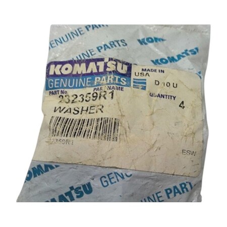 Komatsu WASHER 4/PK 232358R, KOMATSU OEM 232359R1 232359R1