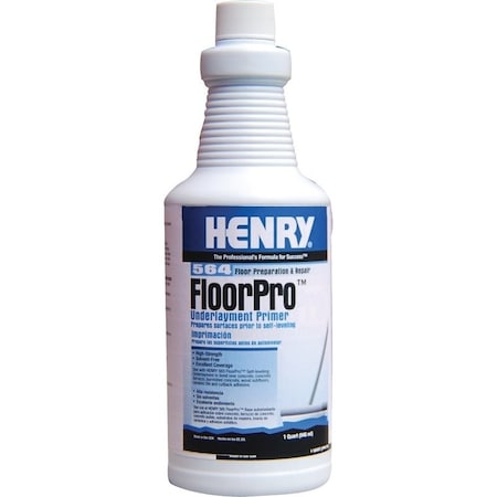 Henry FloorPro Underlayment Primer, 1 qt, Bottle, Light Pink, Liquid 12166