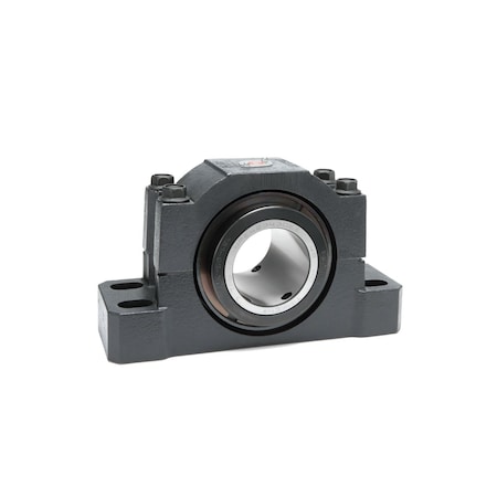 Moline Bearing Pillow Block Bearing, Cast Iron Housing Material, Set Screw, Tapered Roller, Steel Insert Material 39342400