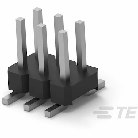 Te Connectivity AGASTAT Board Connector 6 Contacts 2 Rows Male Straig 2842144-3