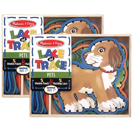 Melissa & Doug Lace & Trace Pets, 2PK 3782