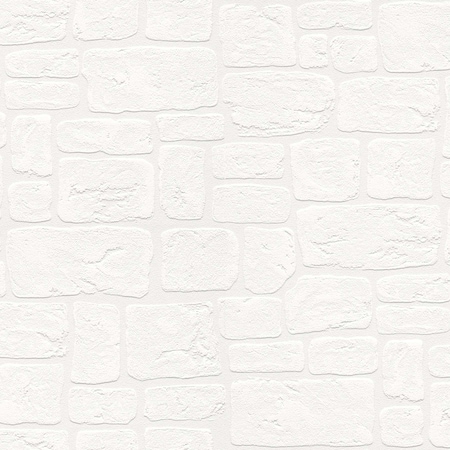 Brewster Gaffrey White Stone Paintable Wallpaper 4000-2040-42
