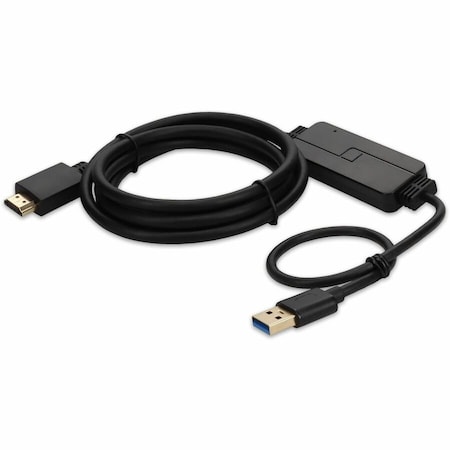 Add-On 2M USB 3.0 A MALE TO HDMI 1.3 MALE ADAPTER CABL USB32HDMI2M