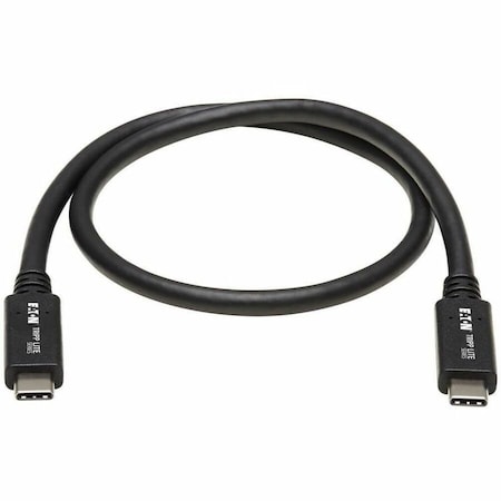 Eaton EATON USB-C Cable M/m, USB 3.2, Gen 2 10 Gbps, 5a 100w Rating U420-20N-G2-5A