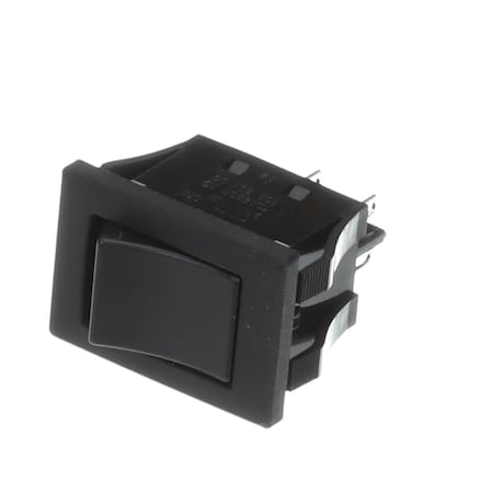 Merco Switch, Rocker, 10A, 125/250V, DPST/DPDT, Black 8076534