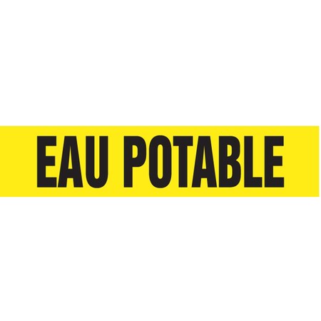 Accuform FRENCH PIPE MARKER EAU POTABLE CRPK576STC
