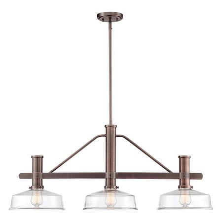 Designers Fountain Carson 3 Light Island Pendant 96538-SCB
