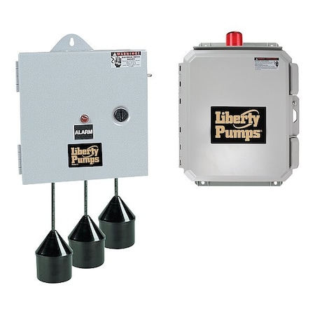 Liberty Pumps DuplexControlPanel, 15to20A, Single AE24H=3