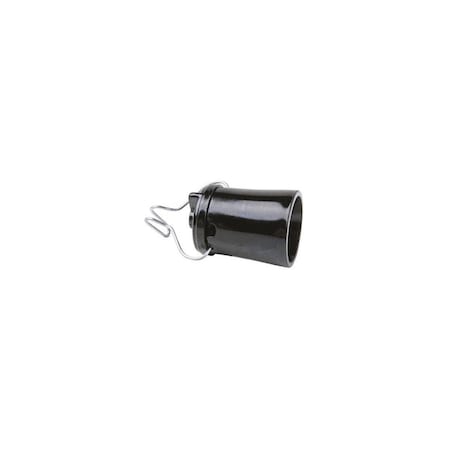 Pass & Seymour Lamp Holder, 250 V, 660 W, Phenolic Housing Material, Black 43308CC10