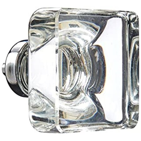 Patioplus 1.75 in. Square Cabinet Knob, Bright Chrome PA2005091