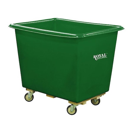 Royal Basket Trucks Cube Truck, Green, Polyurethane G16-GNX-PTC-4UNN