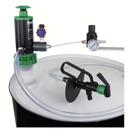 Goatthroat Pumps Air Drum Pump, 4.5 gpm, 10 psi, 1:1 GT300RTBTG-AK