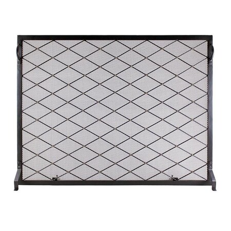 Back2Basics 50 x 36 in. Harlequin Flat Fireplace Screen BA709007