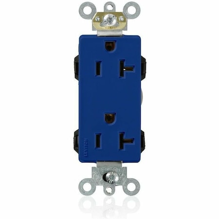 Leviton Commercial Grade Decora Receptacle, 20 Amp, 125 Volt M1636-B