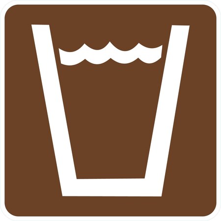 Lyle Drinking Water, 24x24, High Intensity Prismatic, Brown G-13785-HI_24x24