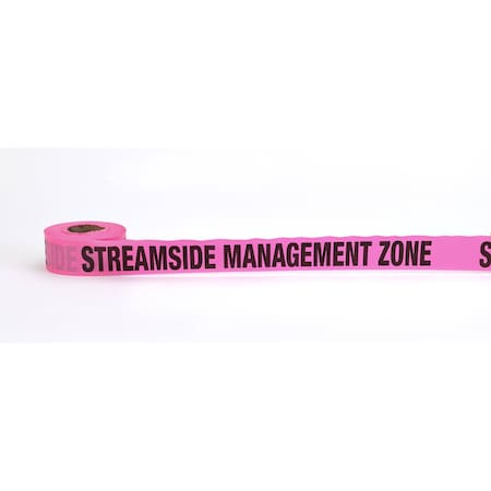 Mutual Industries FLAGGING TAPE STREAMSIDE ZONE PINK, 9PK 16003-475
