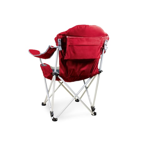Picnic Time Family Of Brands Reclining Camp Chair, Dark Red 803-00-100-000-0