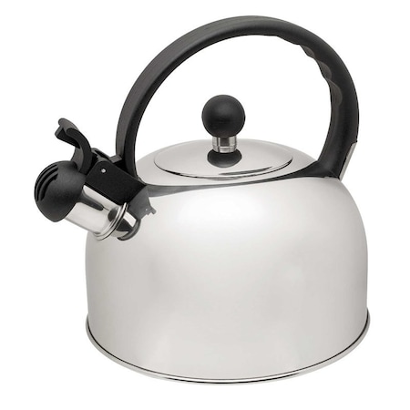 Primula Simon Series Stovetop Whistling Tea Kettle, 2 qt Capacity, Ergonomic Handle TTK-6520