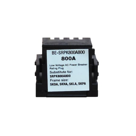 Brah Electric , replacement Spectra rating plugs rated for 800A, 800A sensor - SKDA, SKHA, SKLA, SKPA BE-SRPK800A800