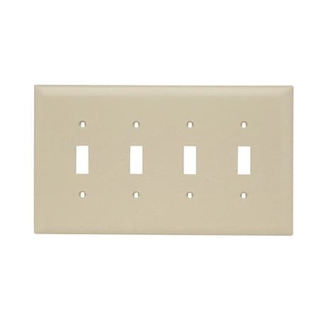Legrand Wall Plate, Toggle, Ivory, Nylon TPJ4I