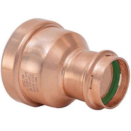 Quickfitting Surepress Crimp Coupling, 2 1/2"Sz, 2 5/8" dia. SPWRC75R