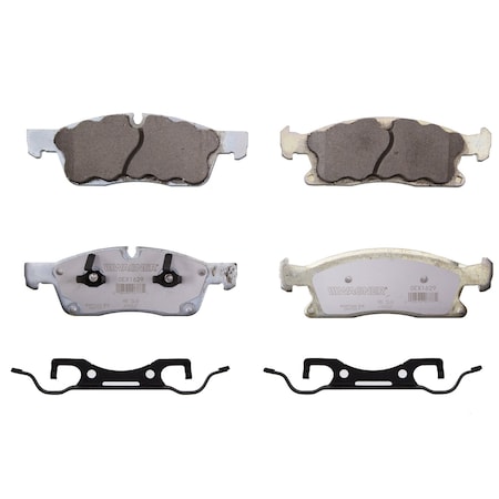 Wagner Brake OEX Front Disc Brake Pad Set Premium Ceramic,  OEX1629