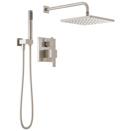 Delta Modern Monitor 14 Series Shower with Raincan & Hand Shower, 20.13 in, Spotshield Brushed Nickel T342701-SP