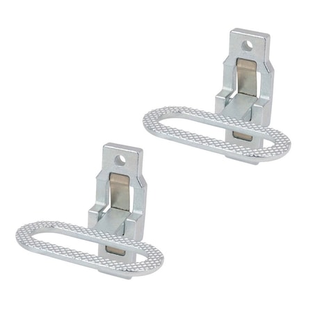 Mytee Products Galvanized Steel Trailer Folding Step Safety Fold Down Grab/Step Flip Up, 2PK FS-Steelx2