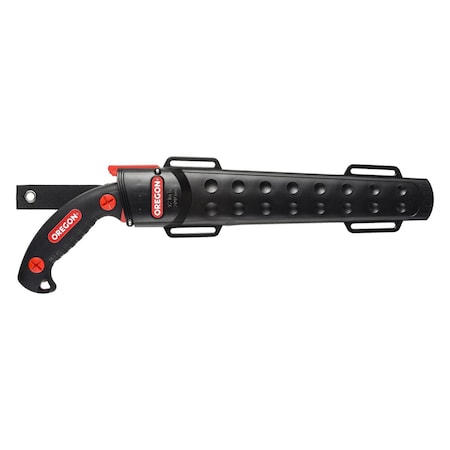 Oregon 12" Straight Premium Steel Blade Arborist Pruning/Cutting Hand Saw Tool with Scabbard Safety Sheath 600138