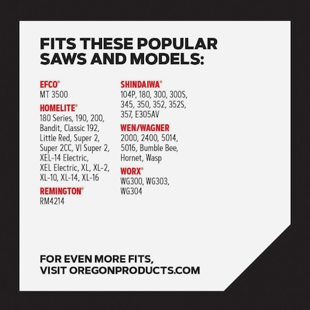 Oregon AdvanceCut Saw Chain for 14'' Bar - 53 Drive Links - fits Craftsman Homelite Shindaiwa and more S53