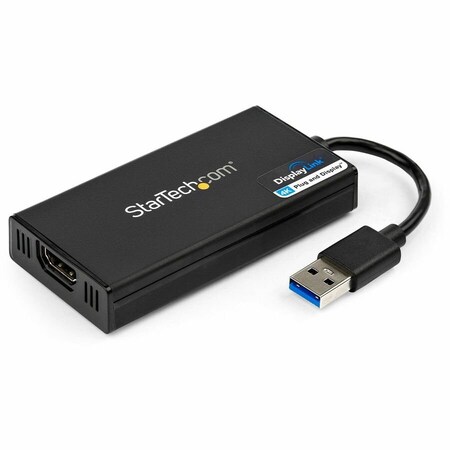 Startech.Com USB 3.0 to 4K HDMI External Multi Monitor Video Graphics Adapter DisplayLink C USB32HD4K