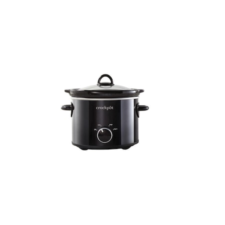 Crockpot 2 qt Black Stoneware Slow Cooker 2121313