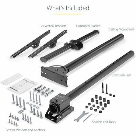 Startech.Com TV Ceiling Mount 32in to 70in FLATPNLCEIL