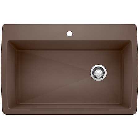 Blanco Diamond Super Single Dual Deck, Cafe Brown 440192