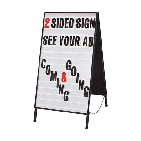 Specialty Store Services Outdoor and Indoor Double Sided Changable Letter Sidewalk Sign 4676