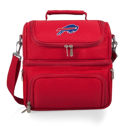 Picnic Time Family Of Brands Buffalo Bills - Pranzo Lunch Bag Cooler with Utensils, (Red) 512-80-100-044-2