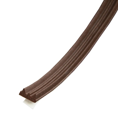M-D Building Products 1/8 in. x 3/8 in. x 17 ft. Brown Premium Rubber Window Seal for Ex-Small Gaps 02592