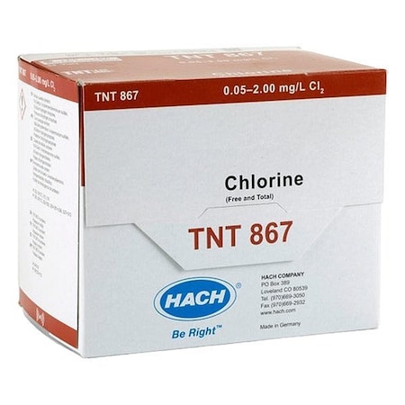 Hach Chlorine Vial Test, Vial TNT867