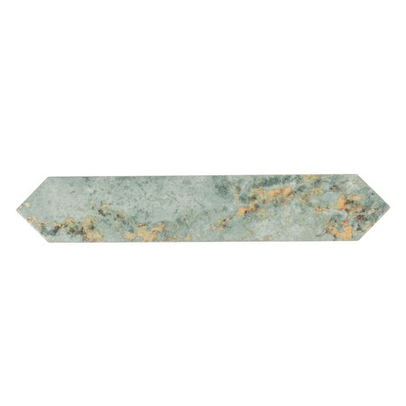 Apollo Tile Festa 1.7 in. x 9.6 in. Glossy Green Ceramic Picket Wall and Floor Tile 2.37 sq. ft./case, 23PK PCD88RSTAQA