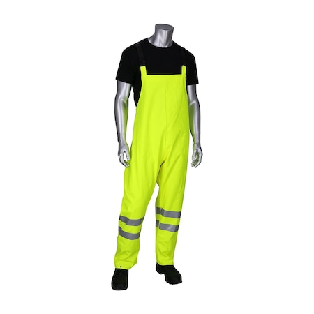 Pip AR/FR ANSI Class E Heavy Duty Waterproof Breathable Bib 355-2501AR-LY/3X