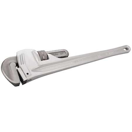 Performance Tool 24 in. Pipe Wrench, Aluminum Handle, Steel Jaws W2124